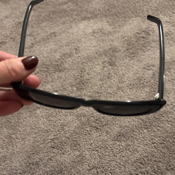 Black Rectangular Sunglasses - Picture 14 of 15